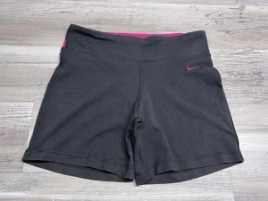 Nike Dri Fit Damen schwarz sportliche Kompressionsshorts Fitnesshose Größe Medium - Bild 1 von 8