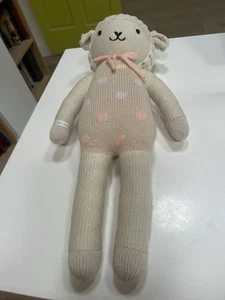 Cuddle+Kind GROß 20" Lucy das Lamm Puppe handgestrickt aus Peru hypoallergenes Garn - Bild 1 von 5