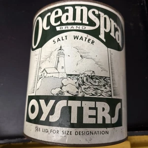 Oyster Tin - Battery Park Fish & Oyster - Oceanspra Salt Water - 1 Gal - Picture 1 of 14