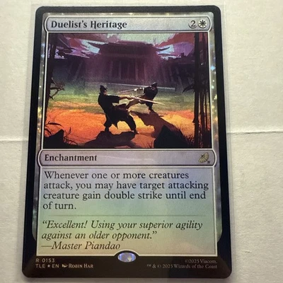 MTG FOIL Duelist's Heritage  - Avatar: The Last Airbender Eternal #153 - Image 1 of 2