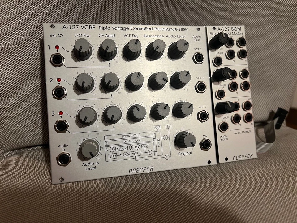 Doepfer A-127 VCRF and A-127 BOM Triple Resonator Filter for Eurorack modular - Bild 1 von 1