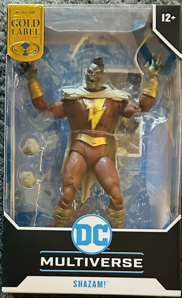Figura de acción exclusiva McFarlane DC Multiverse Shazam vs Vampire Gold Walmart Foto 1 de 1