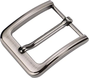 1.5 Inches (38-40 Mm) Belt Buckle Single Prong Square Replacement Buckle for Men - Picture 1 of 11