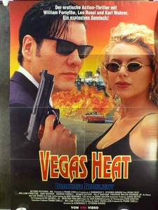 Vegas Heat - William Forsythe - Kari Wuhrer Videoposter A1 84x60cm gefaltet (R) - Picture 1 of 1