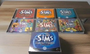 The Sims 1 PC Game + 6 Expansion Pack Bundle Hot Date, Unleashed, Makin' Magic.. - Picture 1 of 7