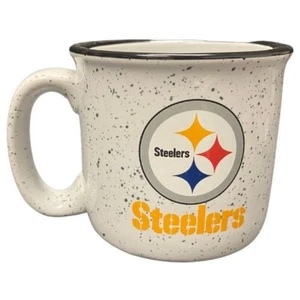 Taza de café Pittsburgh Steelers 15 oz taza de cerámica fogata mercancía oficial de la NFL - Imagen 1 de 4