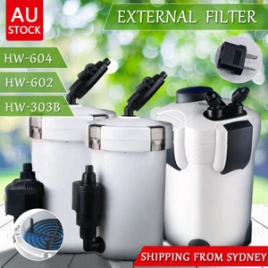 Aquarium External Canister Filter Aquarium Fish Tank 400L/H 800L/H 1400L/H AU - Picture 1 of 20