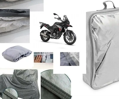 TELO COPRIMOTO TELATO FELPATO PER BENELLI TRK 251 ANNO 2019 IMPERMEABILE ANTIGRA - Immagine 1 di 4