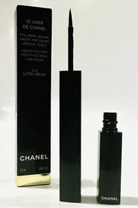 CHANEL LE LINER LIQUID EYELINER HIGH PRECISION LONGWEAR 514 ULTRA BRUN NIB - Picture 1 of 1