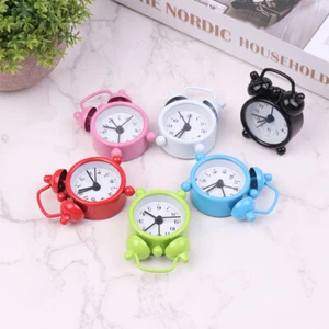Classic Bell Mini Alarm Clock Quartz Movement Bedside Night Analog Clock New - Zdjęcie 1 z 13