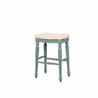 Riverbay Furniture 30" Backless Bar Stool in Blue