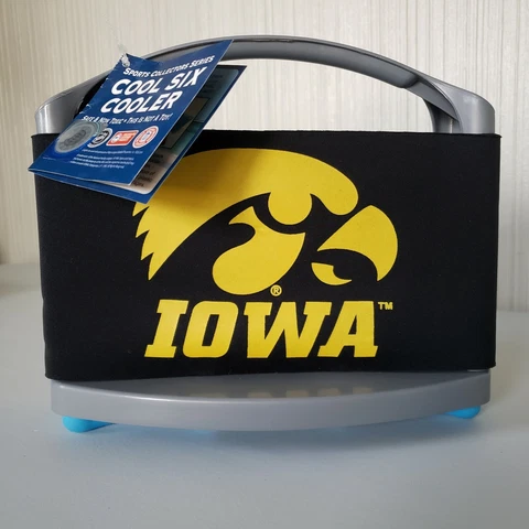 Cool Six Iowa Hawkeyes Cooler Cover