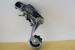 HURET DUOPAR ECO rear derailleur long cage 1970s Vintage silver France made NOS - Picture 1 of 12