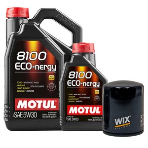 6L Motul 8100 ECO-NERGY 5W30 Wix Filter Motor Oil Change Kit API SL - Picture 1 of 1