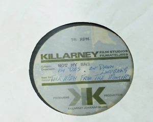 BBC The Men from the Ministry - Killarney Film Studios 78 RPM  12” Vinyl 1-Sided - Picture 1 of 5
