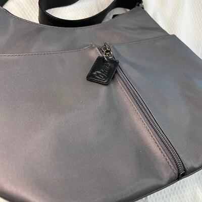 Missco by Hisakazu Takada Shoulder Handbag Vintage 90s Y2K Purple/Grey - Image 1 of 4