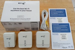 BT Essentials Wi-Fi Powerline 500 Kit - Zdjęcie 1 z 9