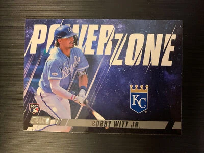 2022 Topps Stadium Club - Bobby Witt Jr #PZ-19 RC Power Zone Insert KC Royals - Image 1 of 2