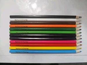 Caja de 12 lápices de color personalizados impresos. Regalo, cumpleaños, profesor - Imagen 1 de 4