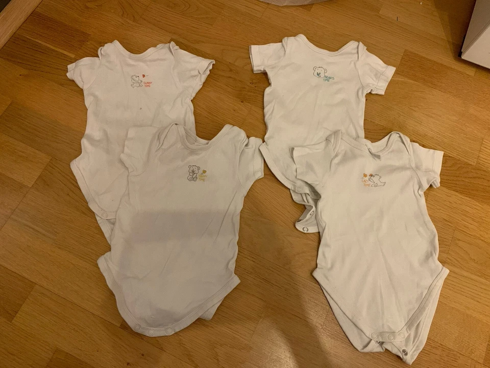 Body Set Weiß Bären 68 - Bild 1 von 3