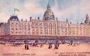 Postal Harrods Ltd. Londres Inglaterra Vintage 1909 - Imagen 1 de 2
