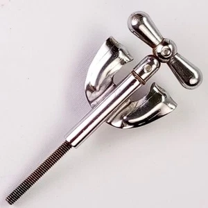 Rogers 60s 1+Fliege Bassdrum Spannung T-Rod + Claw 9.5cmChrome Holiday Cleveland - Picture 1 of 3