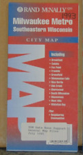 1993 Rand McNally Street Map of Milwaukee Metro and Southeastern Wisconsin