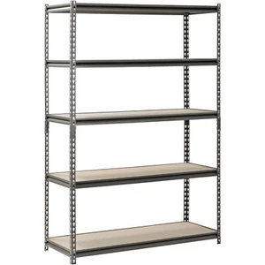 5-Shelf Steel Freestanding Shelves Garage Shelving Units Storage Rack Heavy Duty - Picture 1 of 8