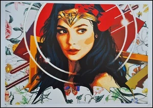 DEATH NYC * Wonder Woman * 45 x 32 cm * signed*limited * Certificate # xx/120 - Bild 1 von 11
