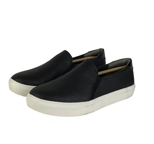 Dr. Scholl's Women's Nova Slip On Sneaker Faux Leather Black 9.5 W - Picture 1 of 8