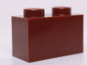 Lego 16x Reddish Brown 1 x 2 Brick - Picture 1 of 1