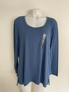 Gap U-Ausschnitt Langarmshirt Damen T-Shirt Soft Top 2XL Neu mit Etikett - Bild 1 von 7