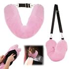 Travel Pillow Stuffable With Clothes, Soft Travel Pillow Transformable Neck P...