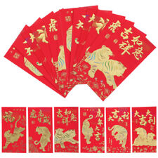 36 Geldtaschen, chinesisches Neujahr, rote Umschläge, Papier, gemischter Stil
