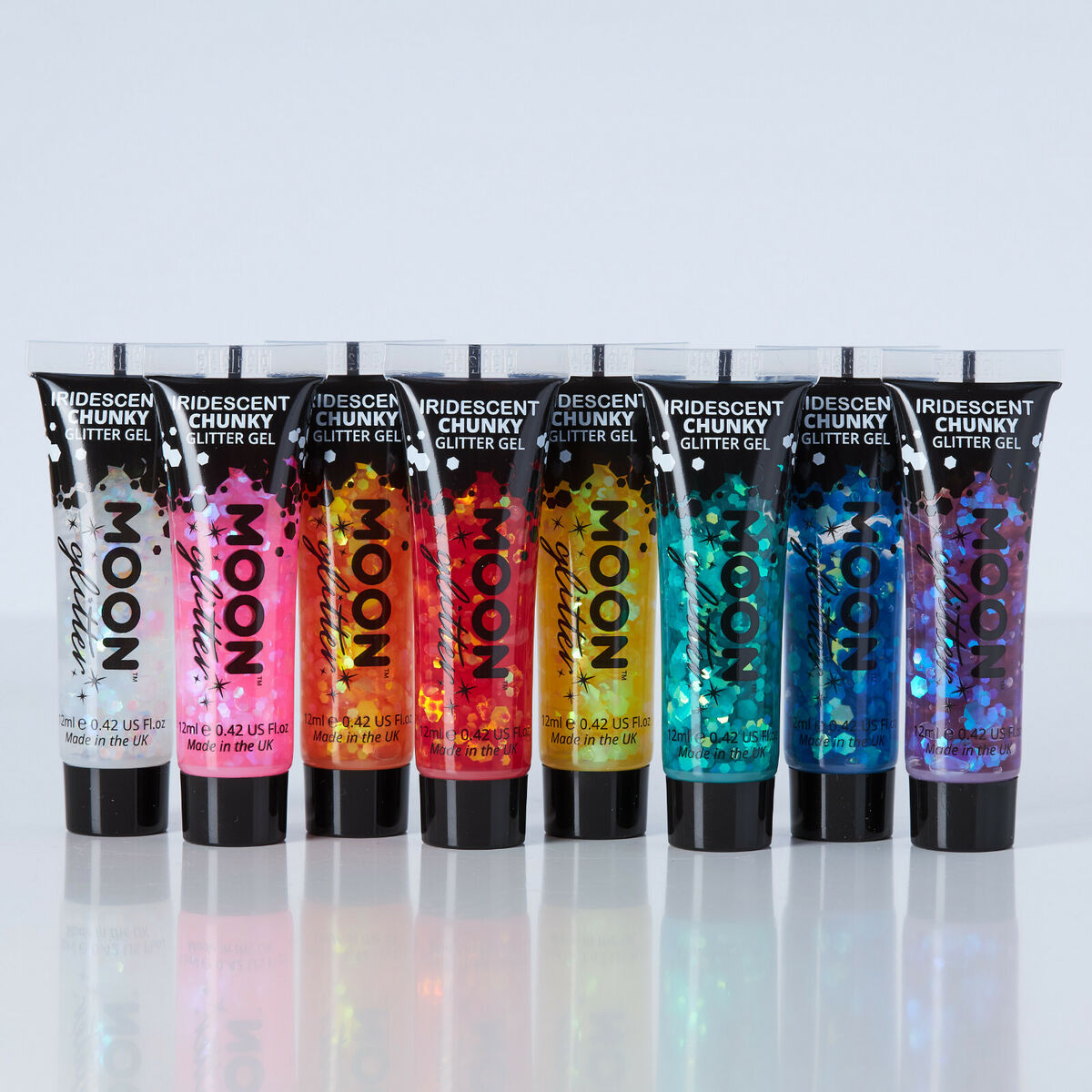 Moon Glitter Holographic Fine Gel Clamshell, 12ml Costume Make Up Moon Glitter Holographic Fine Gel Clamshell, 12ml Costume Make Up