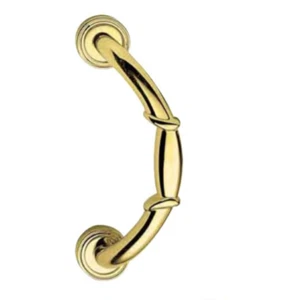 ENTRA MANIGLIONE PER PORTE E PORTONCINI MODELLO WAVE ORO LUCIDO - Picture 1 of 1