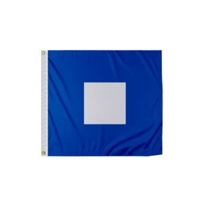 Promo Patriot's Nautical Signal Flag - Papa Code P - Maritime Communication Flag - Picture 1 of 42