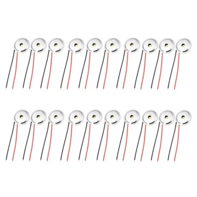 Piezo Discs 20mm Acoustic Pickup Transducer Microphone Element CBG Guitar 20Pcs - Image 1 of 4