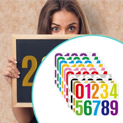 10x 4 inch Number Stickers Mailbox Labels Multipurpose Decoration DIY Digital - Image 1 of 4