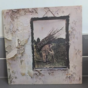 LED ZEPPELIN IV 4 ZOSO 1971 UK VINYL LP K50008 A2/B2 VG/EX - Picture 1 of 10