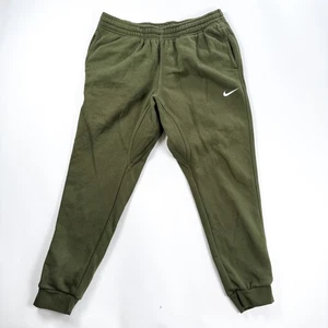 Nike Sportswear Club Fleece Jogger Sweatpants Mens Large Green Thick - Picture 1 of 9