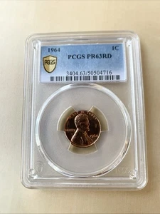 1964 1C Penny PR63- No Mint Mark Error / Double Die Errors On Obverse & Reverse - Picture 1 of 1
