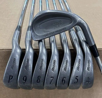 MIZUNO Tour XP Golf Iron Set 3-PW - ALL ORIGINAL - Factory Steel Shaft RH * Good - Image 1 of 4