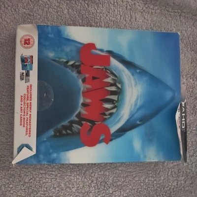 JAWS 45th anniversary limited edition 4k + Blu-ray 3-D cover - Image 1 of 4