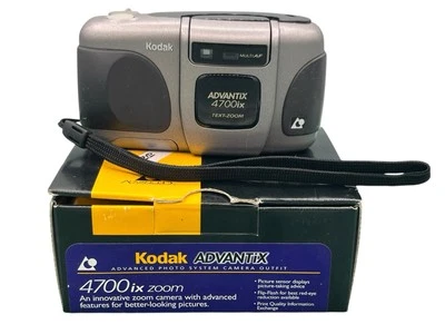Câmera Kodak Advantix 4700ix zoom de texto com caixa original - Imagem 1 de 4