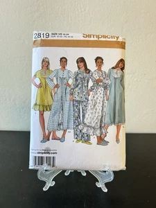 Simplicity 2819 Size 16-24 Misses' Robe 3 Lengths Nightgown Pajamas Uncut FF - Picture 1 of 5