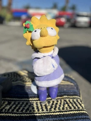 * APLAUSOS 13 PULGADAS LOS SIMPSON VACACIONES LISA PELUCHE NAVIDAD *ST Foto 1 de 4