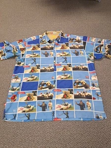 Vintage Y2K Ecko Unltd x Speed Racer Button Down Shirt Comic Style - Picture 1 of 7