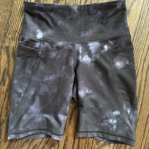 PANTALONES CORTOS DE BICICLETA ANTIGUOS AZUL MARINO DE TIRO ALTO GO DRY NEGRO AZUL TIE DYE FORMA ELÁSTICA - S - Imagen 1 de 6