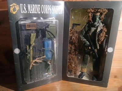 BBI Elite Force 1:6 US Marine Corps Sniper Snake 12' Action Figure 34298 Incompl - Image 1 of 4